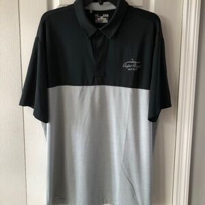 Mens Golf Shirt by Under Armour,  Heat Gear, XL, VGUC